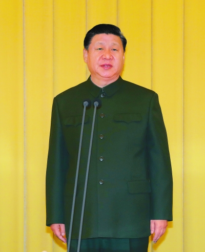 中央军委向武警部队授旗仪式在北京举行 中央军委向武警部队授旗仪式在北京举行